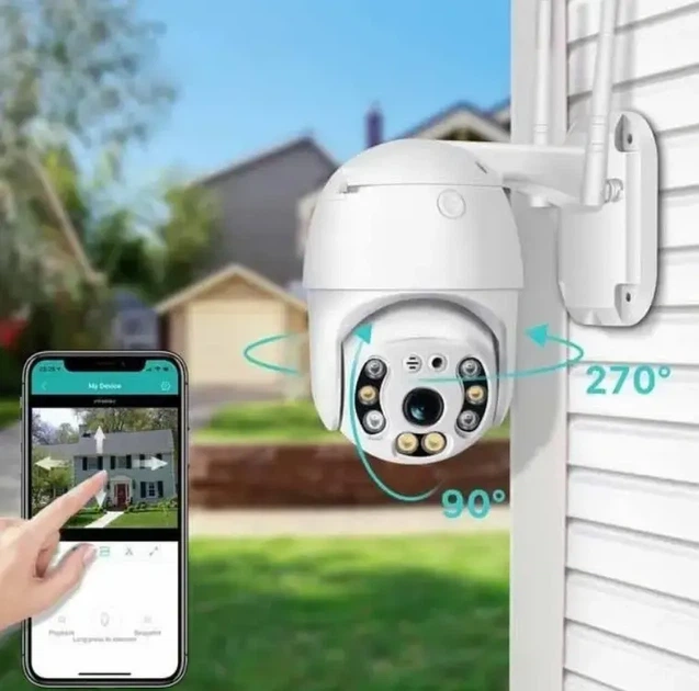 Уличная поворотная IP камера видеонаблюдения WiFi N3 6913 - 2mp ICSee - камера наружного наблюдения для дома - Фото 1 Уличная поворотная IP камера видеонаблюдения WiFi N3 6913 - 2mp ICSee - камера наружного наблюдения для дома - изображение 1