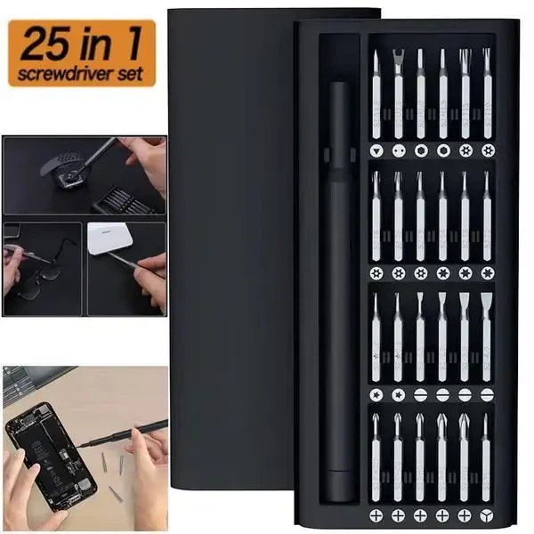 Набор отверток 25 в 1 магнитные Биты Phillips Torx Hex Precision DIY разборный мини-чехол - изображение 2