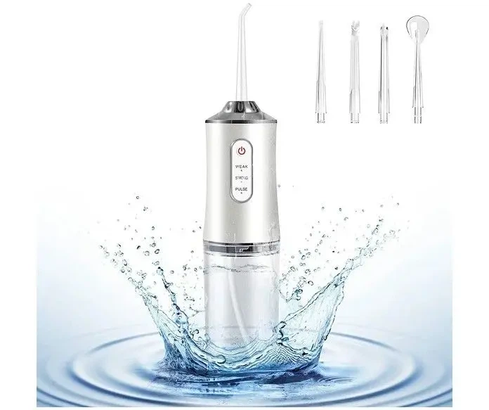 Ирригатор портативный Oral Irrigator 3 режима работы, 2 насадки - Фото 2 Ирригатор портативный Oral Irrigator 3 режима работы, 2 насадки - изображение 2