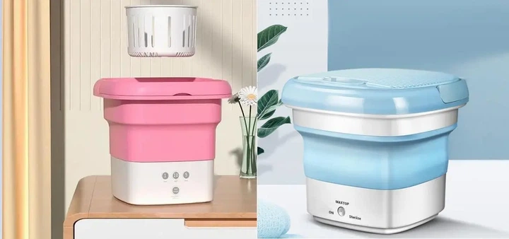 Складная стиральная машина Maxtop силиконовая розовая 1 5 кг 200 вращений в минуту - Фото 3 Складная стиральная машина Maxtop силиконовая розовая 1 5 кг 200 вращений в минуту - изображение 3