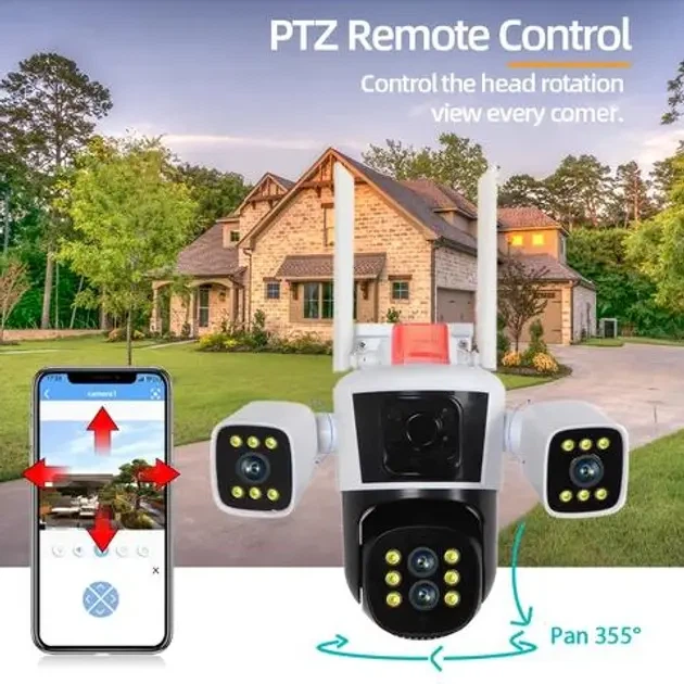 Камера IP наблюдения Wifi 16 Мп 10-Х ZOOM уличная поворотная - Фото 11 Камера IP наблюдения Wifi 16 Мп 10-Х ZOOM уличная поворотная - изображение 11