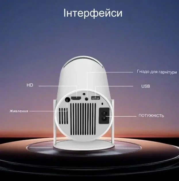 Смарт Проектор MAGCUBIC HY300 4K Android 11 HD BT5.0 Dual Wi-Fi Домашний кинотеатр - изображение 3