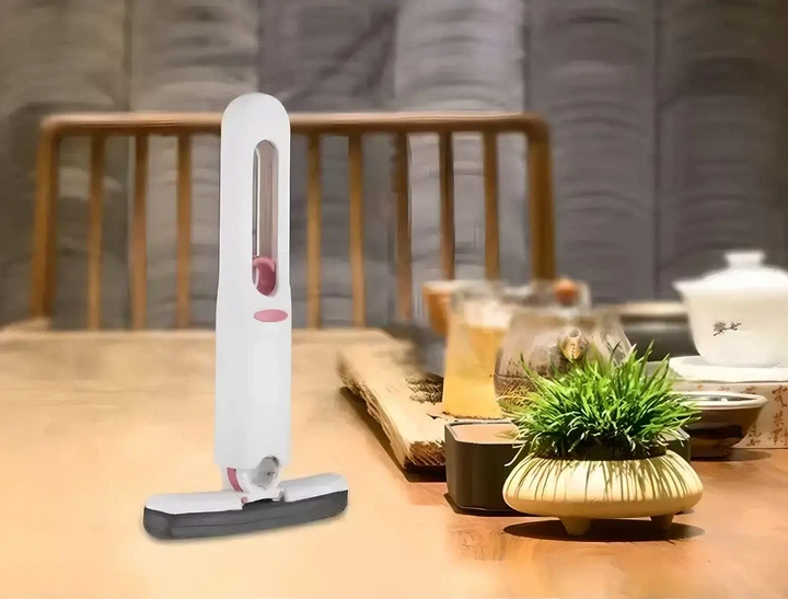 Портативная чудо мини швабра MINI MOP с автоотжимом, легкая, для уборки дома, авто - изображение 4