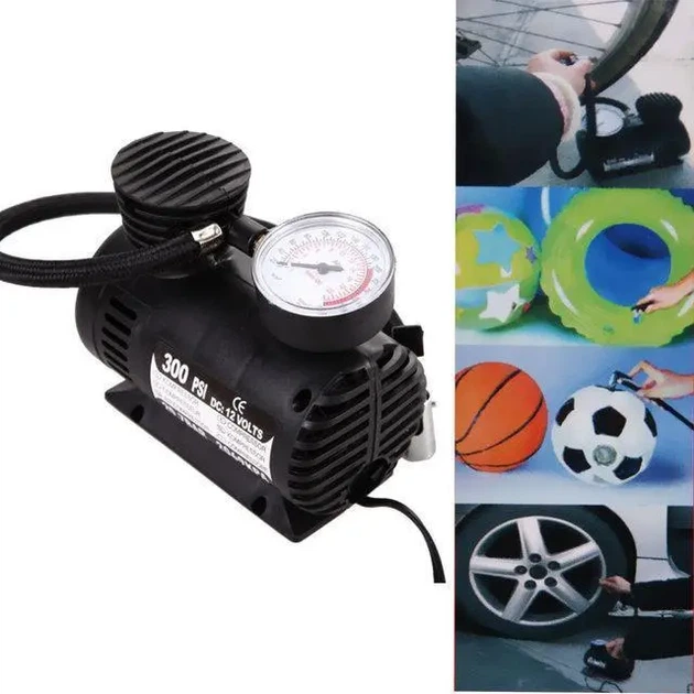 Автомобильный компрессор для подкачки колес Air Compressor 300pi - изображение 2