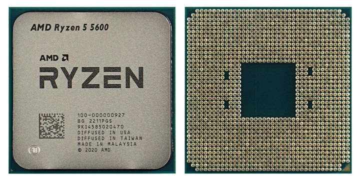 CPU Ryzen 5 5600 BOX Процессор AMD Ryzen 5 5600 (3.5GHz 32MB 65W AM4) Box (100