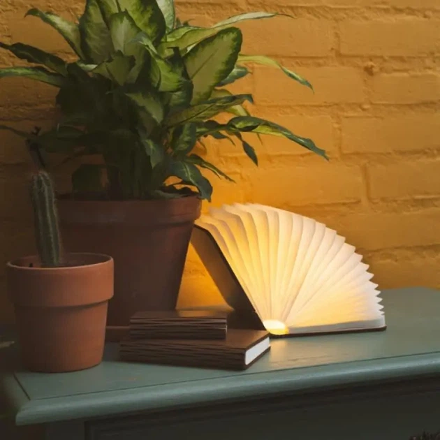 Светильник-книга, ночник книжка VHG Foldable Book Lamp Brown - изображение 4