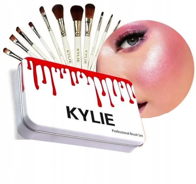 Набор кистей для макияжа KYLIE 12 штук - изображение 7