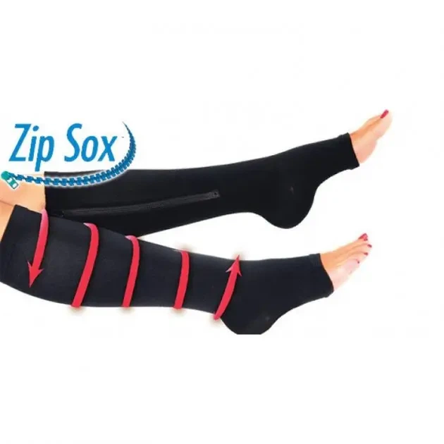 Компрессионные гольфы Zip Sox, носки от варикоза - Фото 5 Компрессионные гольфы Zip Sox, носки от варикоза - изображение 5