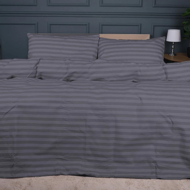 Комплект постільної білизни MirSon Сімейний 2х160х220 Ranforce Elite 17-0601 Stripe Gray Ранфорс від Rozetka на платформі USKIDKA Акція на Комплект постільної білизни MirSon Сімейний 2х160х220 Ranforce Elite 17-0601 Stripe Gray Ранфорс від Rozetka