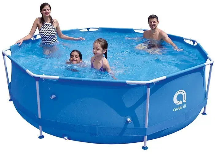 Каркасный садовый бассейн Avenli (305 х 76 см) круглый, для взрослых и детей, Синий (17798) - изображение 2