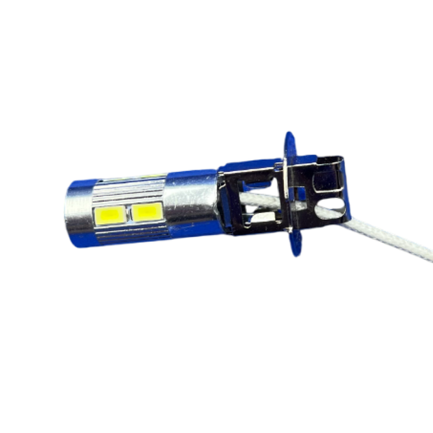 Автомобильные светодиодные LED/ЛЕД лампы в фару H3 12V 10 smd + ЛИНЗА - Фото 2 Автомобильные светодиодные LED/ЛЕД лампы в фару H3 12V 10 smd + ЛИНЗА - изображение 2