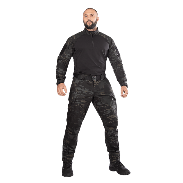 Комплект Camotec Raid+Герць Twill Multicam Black (9064), S - зображення 1