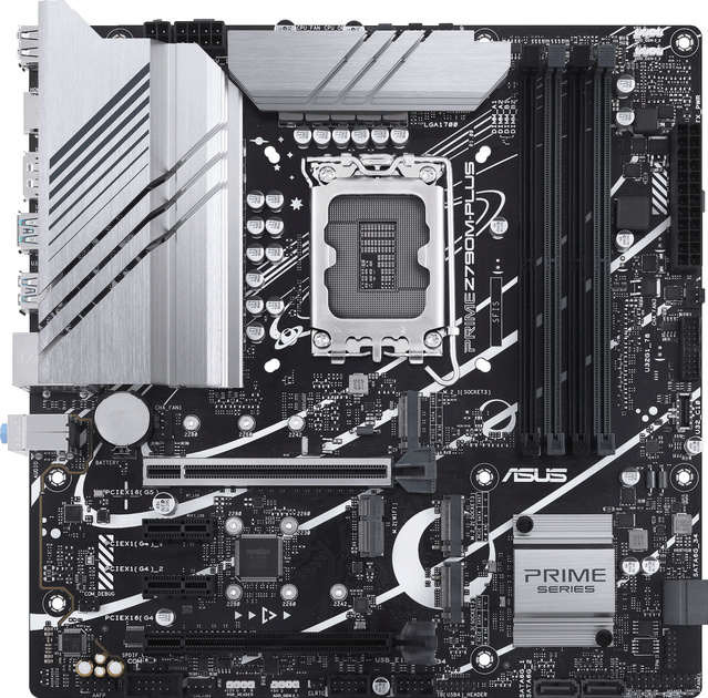 Материнская плата Asus PRIME Z790M-PLUS (s1700, Intel Z790, PCI-Ex16) - изображение 1