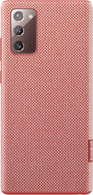 Etui plecki Samsung Kvadrat Cover do Galaxy Note 20 Red (EF-XN980FREGEU) - obraz 1