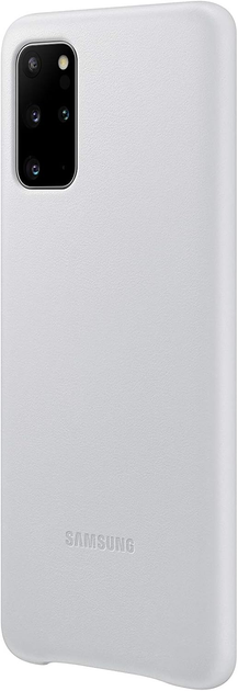 Etui plecki Samsung Leather Cover do Galaxy S20 Plus Light Grey (EF-VG985LSEGEU) - obraz 2