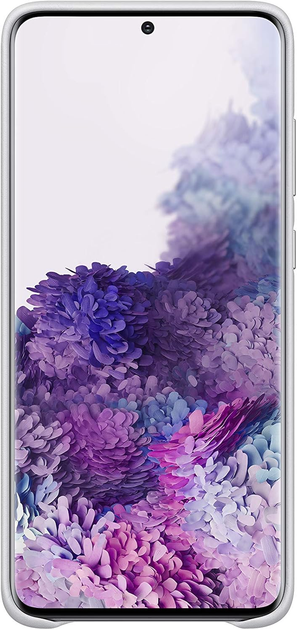 Панель Samsung Leather Cover для Galaxy S20 Plus Light Grey (EF-VG985LSEGEU) - зображення 3