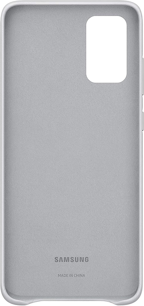 Панель Samsung Leather Cover для Galaxy S20 Plus Light Grey (EF-VG985LSEGEU) - зображення 4