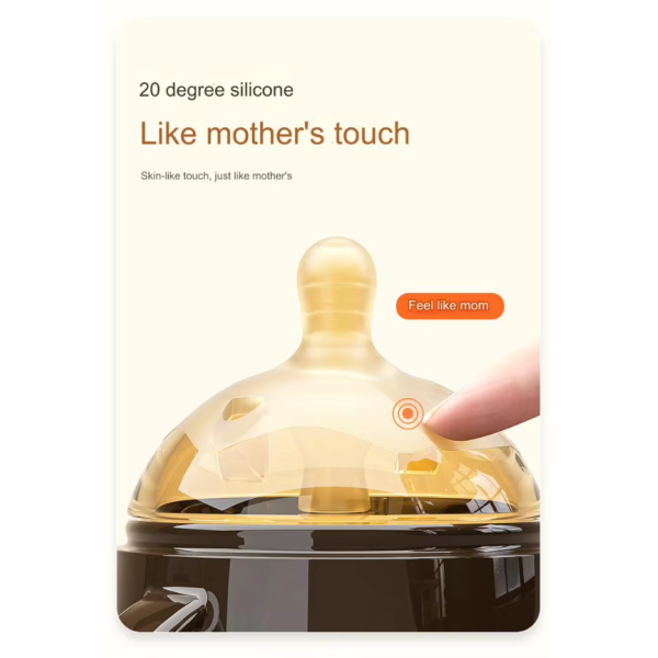 Пляшечка антиколікова для годування Mommy Bag, Бежева, 240 мл (NEW!) - зображення 10