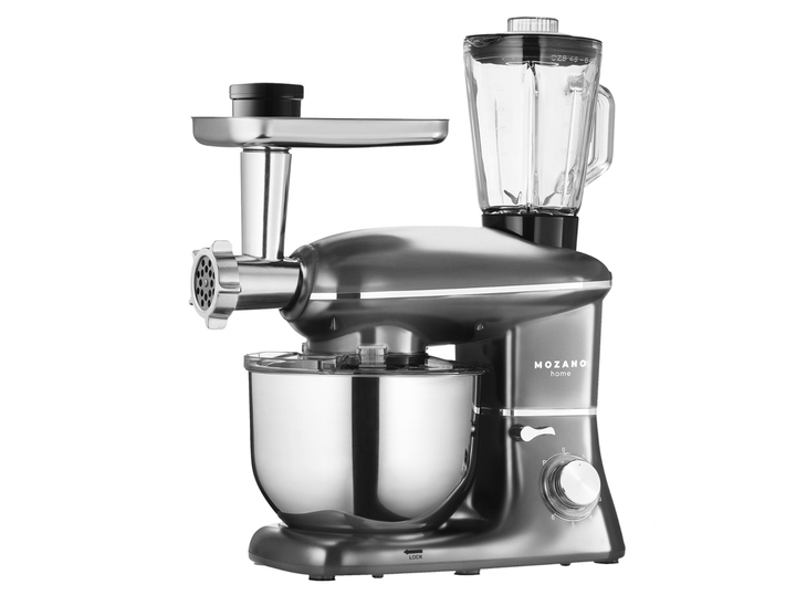 Планетарный миксер тестомисс 3в1 Mozano Kitchen Assistent 3200 Вт серого цвета AGD/ROB /02#SZA - изображение 2
