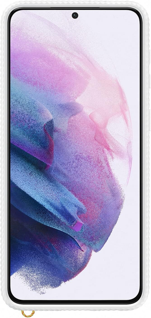 Etui plecki Samsung Clear Protective Cover do Galaxy S21 Plus White (EF-GG996CWEGWW) - obraz 3