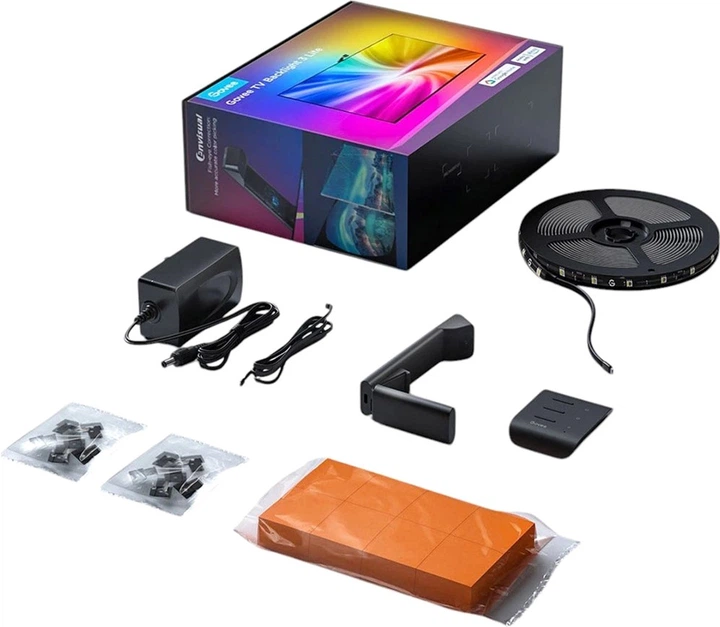 Набір адаптивного підсвічування Govee Backlight 3 Lite 40-50', RGBICW, WI-FI/Bluetooth Чорний (H60973D1) - зображення 2