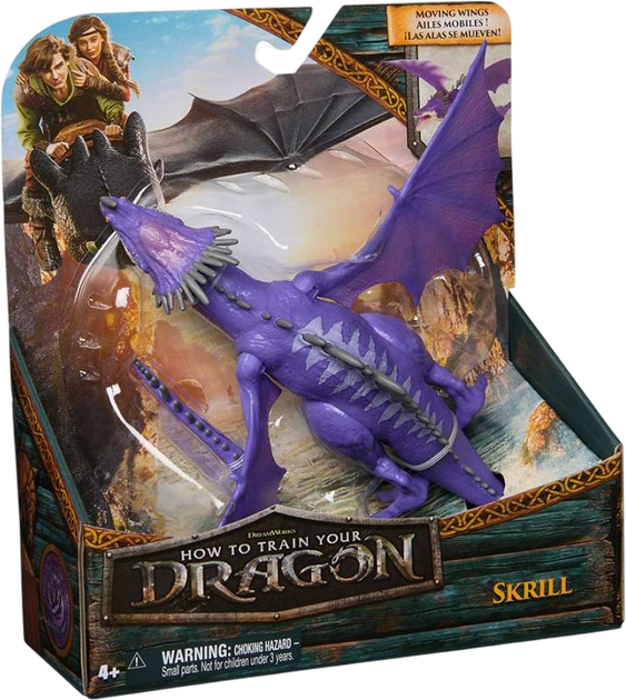 Игровая фигурка дракона Dragons Как приручить дракона Скрилла с механической функцией (SM66661/5893) - изображение 7