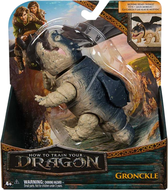 Ігрова фігурка Dragons Як приборкати дракона Громила Гронкла з механічною функцією SM66661/5916 (681147085916) - зображення 5