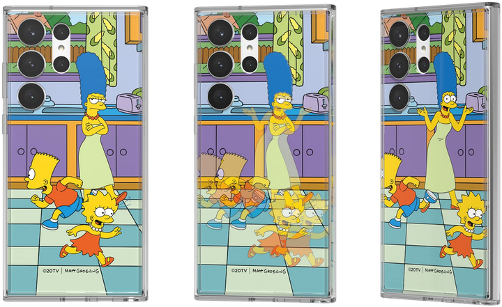 Панель Samsung The Simpsons Lenticular Back Plate для Samsung Galaxy S23 Ultra Yellow (GP-TOS918SBAYW) - зображення 3