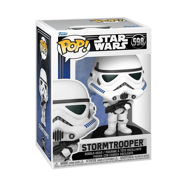 Фигурка Funko Pop Звёздные войны Штурмовик Star Wars Stormtrooper 10 см (BA8E126E7C95) - Фото 3 Фигурка Funko Pop Звёздные войны Штурмовик Star Wars Stormtrooper 10 см (BA8E126E7C95) - изображение 3