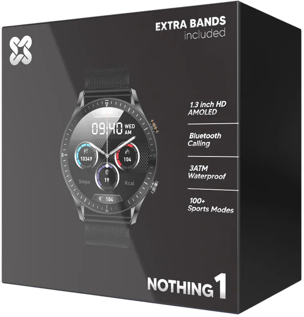 Smartwatch Xinji Nothing 1 Black (N1 Black) - obraz 4