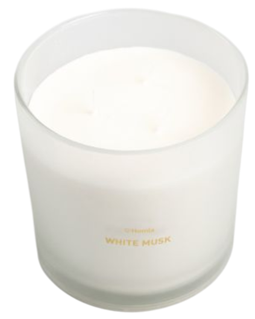 Ароматична свічка Homla Glow White Musk 870 г (5906496740152) - зображення 2