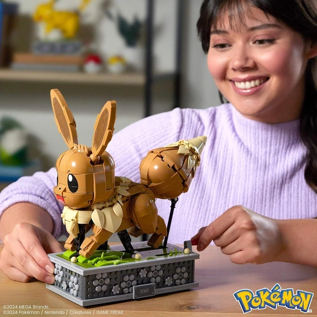 Конструктор для сборки фигурок покемонов Mega Pokemon Action Figure Building Set Motion Eevee - изображение 2