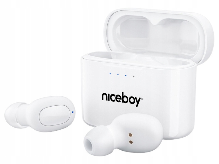 Навушники Niceboy HIVE Podsie 3 White (hive-podsie-3-w) - зображення 1