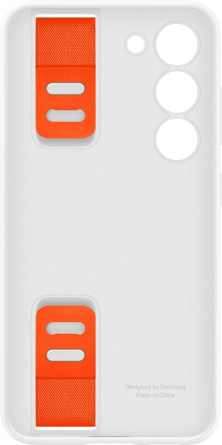 Etui plecki Samsung Silicone Grip Case do Galaxy S23 White (8806094768886) - obraz 2