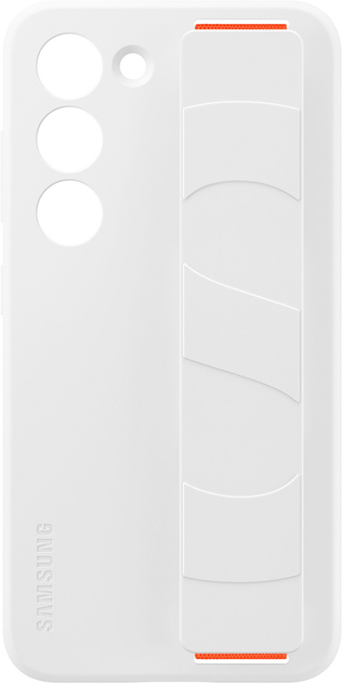 Панель Samsung Silicone Grip Case для Galaxy S23 Білий (8806094768886) - зображення 1