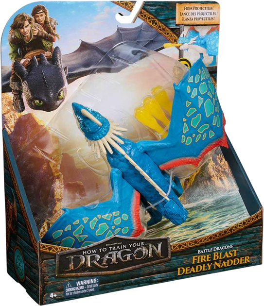 Ігровий дракон-бластер Dragons Як приборкати дракона Вертлявий Верть SM66662/9573 (681147059573) - зображення 4