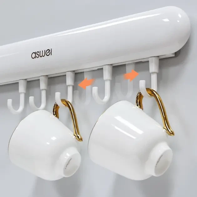 Универсальная настенная вешалка с крючками Towel hook LY-839 5 кг 41 см - Фото 3 Универсальная настенная вешалка с крючками Towel hook LY-839 5 кг 41 см - изображение 3