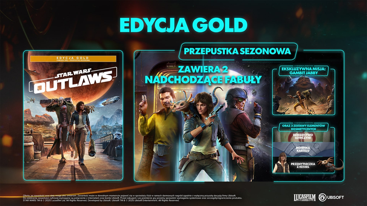 Гра Nintendo Switch 2 Star Wars Outlaws Gold Edition (електронний ключ) (3307216304838) - зображення 2