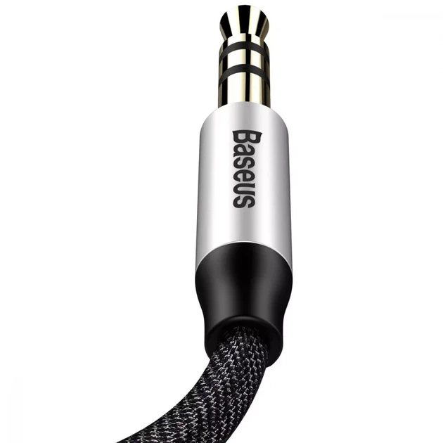 Кабель AUX - AUX Baseus Yiven M30 (1.5m) - black - зображення 4