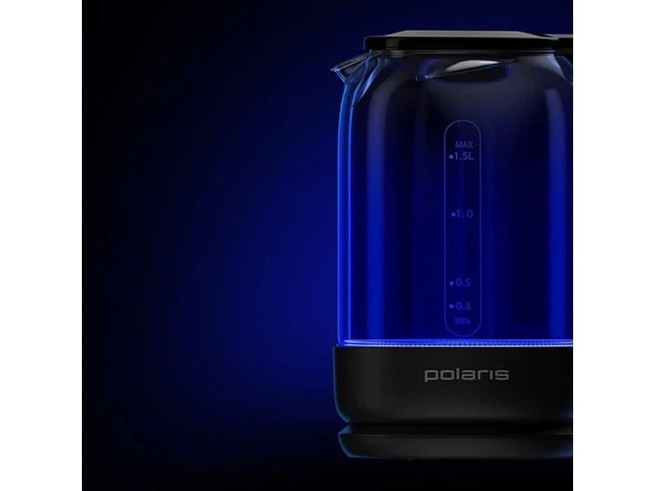 Електрочайник Polaris PWK 17107CGLD WIFI IQ Home Black - Фото 8 Електрочайник Polaris PWK 17107CGLD WIFI IQ Home Black - зображення 8