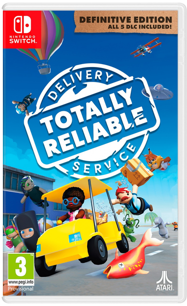 Гра Nintendo Switch Totally Reliable Delivery Service: Definitive Edition (Картридж) (5056635616289) - зображення 1