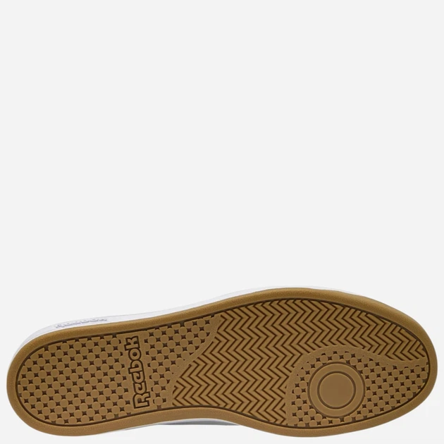Sneakersy męskie z eko skóry Reebok Court Clean 100074368 44 (9.5UK) Białe z niebieskim (1200143033265) - obraz 7