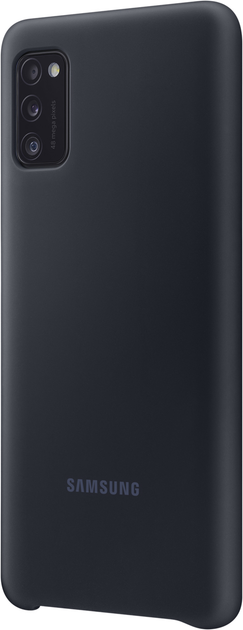 Панель Samsung Silicone Cover для Galaxy A41 Black (EF-PA415TBEGEU) - зображення 2