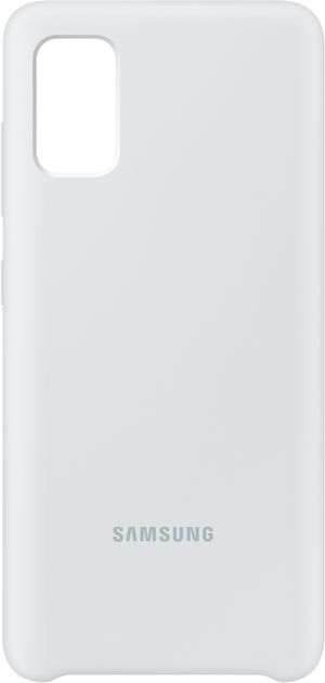 Панель Samsung Silicone Cover для Galaxy A41 White (EF-PA415TWEGEU) - зображення 3
