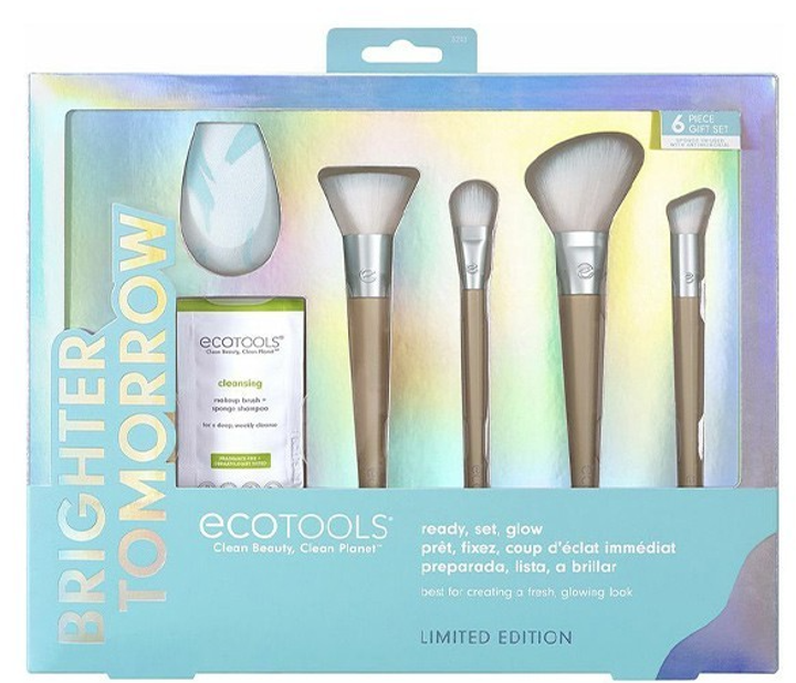Набір пензлів для макіяжу Ecotools Brighter Tomorrow 6 шт (79625032031) - зображення 1