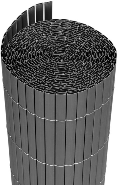 Dwustronna mata bambusowa ModernHome by Multistore 150 x 300 cm antracyt (BP-211 GREY) - obraz 4