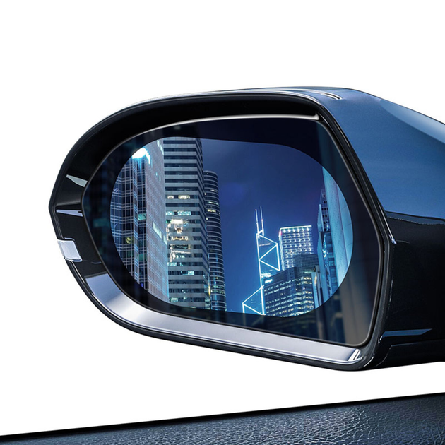 Плівка для скла Baseus 0.15mm Rainproof Film for Car Rear-View Mirror (Oval 2 pcs/pack 135*95mm) (SGFY-C02) - изображение 5
