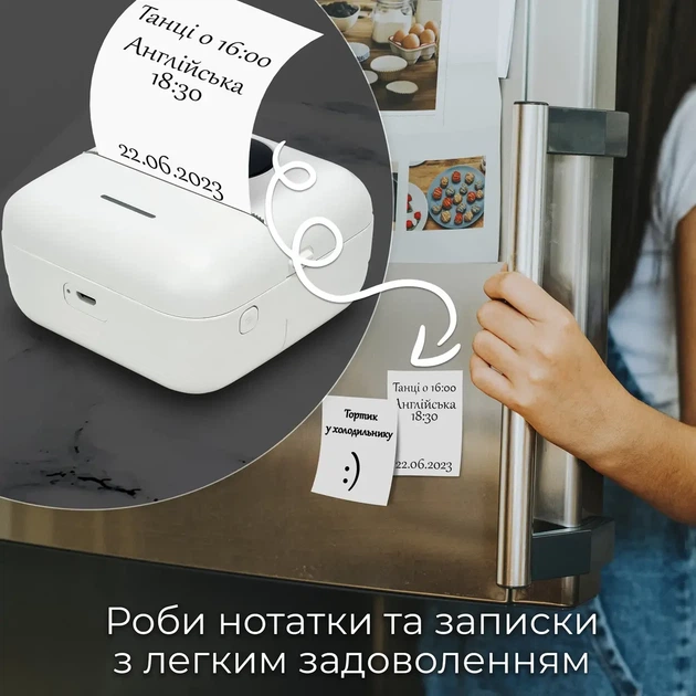 Дитячий Bluetooth мобільний термопринтер Mini Printer + 13 різних рулонів паперу - зображення 7