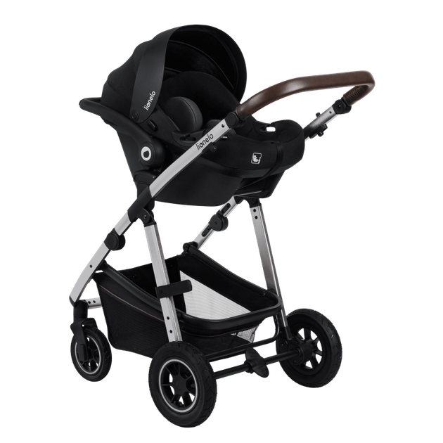 Універсальний візочок 3 в 1 Lionelo AMBER BLACK SILVER - зображення 4