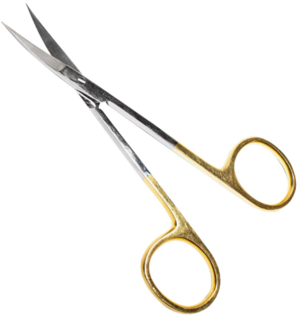 Ножиці гострі Dental Studio Iris 11.5 см вигнуті 2102 (2000997412921) - зображення 1